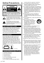 Preview for 4 page of Panasonic VIERA TC-43EX600C Owner'S Manual