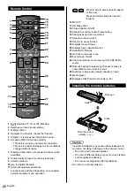 Preview for 22 page of Panasonic VIERA TC-43EX600C Owner'S Manual