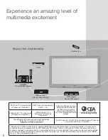 Preview for 2 page of Panasonic Viera TC-46PGT24 Operating Instructions Manual