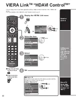 Preview for 44 page of Panasonic Viera TC-46PGT24 Operating Instructions Manual