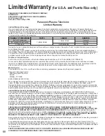 Preview for 68 page of Panasonic Viera TC-46PGT24 Operating Instructions Manual