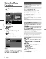 Предварительный просмотр 18 страницы Panasonic Viera TC-50A400U Owner'S Manual