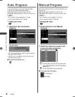 Предварительный просмотр 22 страницы Panasonic Viera TC-50A400U Owner'S Manual