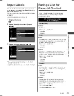 Предварительный просмотр 23 страницы Panasonic Viera TC-50A400U Owner'S Manual