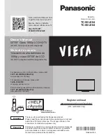 Preview for 1 page of Panasonic Viera TC-50LE64 (Spanish) Manual De Usuario