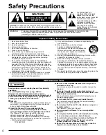 Preview for 5 page of Panasonic Viera TC-50PS24 Operating Instructions Manual