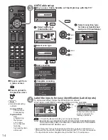 Предварительный просмотр 14 страницы Panasonic Viera TC-60PS34 Owner'S Manual