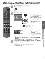 Предварительный просмотр 21 страницы Panasonic Viera TC-60PS34 Owner'S Manual