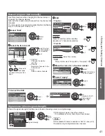 Предварительный просмотр 41 страницы Panasonic Viera TC-60PS34 Owner'S Manual