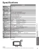 Предварительный просмотр 57 страницы Panasonic Viera TC-60PS34 Owner'S Manual