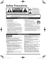 Предварительный просмотр 4 страницы Panasonic VIERA TC-60PU54 Owner'S Manual