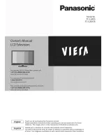 Panasonic Viera TC-L24X5 Owner'S Manual preview