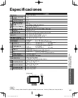 Предварительный просмотр 41 страницы Panasonic VIERA TC-L3232C Manual De Usuario