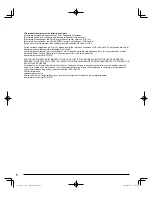 Preview for 6 page of Panasonic Viera TC-L32C22X Operating Instructions Manual