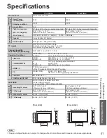 Preview for 46 page of Panasonic Viera TC-L32U3X Owner'S Manual