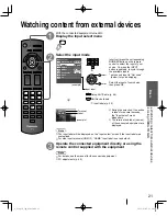 Preview for 21 page of Panasonic VIERA TC-L32X30 Owner'S Manual