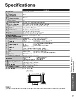 Preview for 41 page of Panasonic Viera TC-L32X5 Owner'S Manual