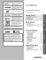 Preview for 3 page of Panasonic Viera TC-L37E5X Owner'S Manual