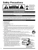 Preview for 4 page of Panasonic Viera TC-L37E5X Owner'S Manual