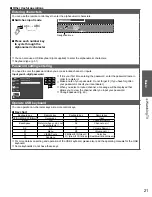 Preview for 21 page of Panasonic Viera TC-L37E5X Owner'S Manual