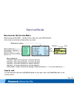 Preview for 62 page of Panasonic Viera TC-L42D2 Technical Manual