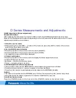 Preview for 64 page of Panasonic Viera TC-L42D2 Technical Manual