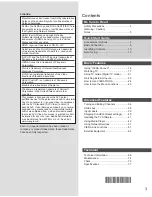 Предварительный просмотр 3 страницы Panasonic Viera TC-L42D30L Operating Instructions Manual