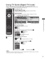 Предварительный просмотр 21 страницы Panasonic Viera TC-L42D30L Operating Instructions Manual