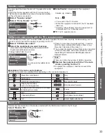 Preview for 33 page of Panasonic Viera TC-L42D30X Owner'S Manual