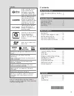 Preview for 3 page of Panasonic Viera TC-L42E30H Operating Instructions Manual