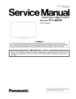 Panasonic Viera TC-L42E60 Service Manual preview