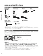 Предварительный просмотр 6 страницы Panasonic Viera TC-L42ET5W Operating Instructions Manual