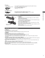 Предварительный просмотр 7 страницы Panasonic Viera TC-L42ET5W Operating Instructions Manual