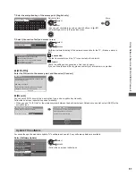 Предварительный просмотр 61 страницы Panasonic Viera TC-L42ET5W Operating Instructions Manual