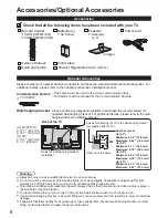 Предварительный просмотр 8 страницы Panasonic Viera TC-L65E60 Owner'S Manual