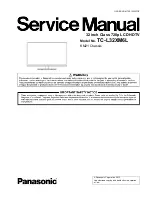 Предварительный просмотр 1 страницы Panasonic Viera TC-L65E60 Service Manual