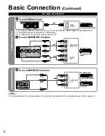 Предварительный просмотр 12 страницы Panasonic Viera TC-P42C2 Operating Instructions Manual