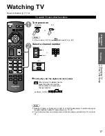 Preview for 17 page of Panasonic Viera TC-P42C2 Operating Instructions Manual