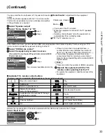 Preview for 33 page of Panasonic Viera TC-P42C2 Operating Instructions Manual