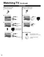 Preview for 20 page of Panasonic Viera TC-P42G25 Operating Instructions Manual