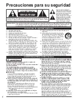 Preview for 4 page of Panasonic Viera TC-P42GT25 Manual De Instrucciones