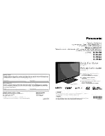 Preview for 1 page of Panasonic Viera TC-P42S1 Operating Instructions Manual