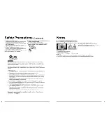 Preview for 4 page of Panasonic Viera TC-P42S1 Operating Instructions Manual