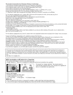 Предварительный просмотр 2 страницы Panasonic Viera TC-P42UT50 Owner'S Manual