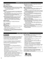 Предварительный просмотр 6 страницы Panasonic Viera TC-P42UT50 Owner'S Manual