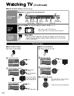 Preview for 20 page of Panasonic Viera TC-P42X1 Operating Instructions Manual