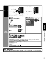 Preview for 23 page of Panasonic Viera TC-P42X1 Operating Instructions Manual