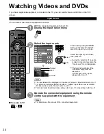 Preview for 24 page of Panasonic Viera TC-P42X1 Operating Instructions Manual