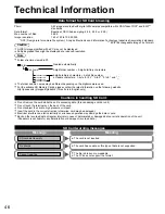 Preview for 46 page of Panasonic Viera TC-P42X1 Operating Instructions Manual