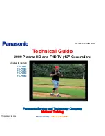 Panasonic Viera TC-P42X1 Technical Manual preview